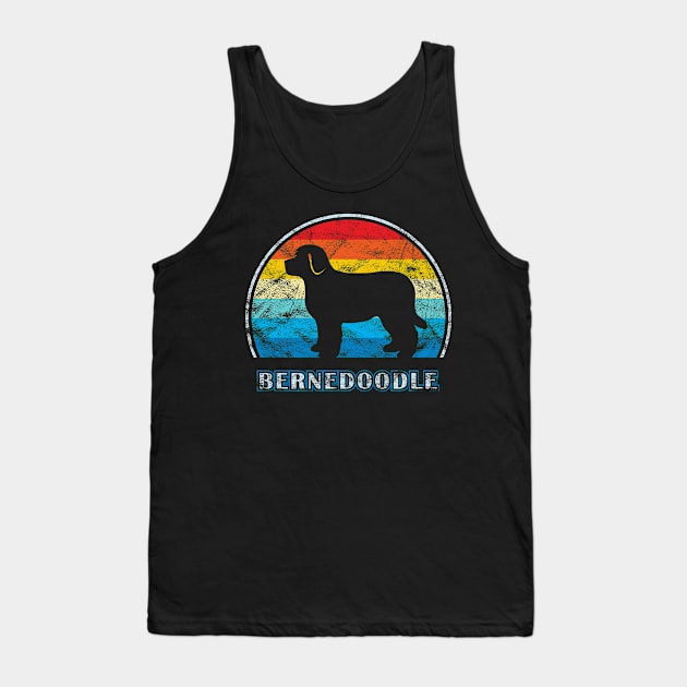 Bernedoodle Vintage Design Dog Tank Top by millersye